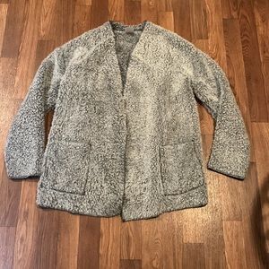 fuzzy jacket/cover up